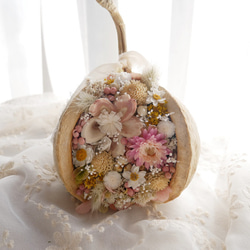 森の針葉樹香るホワイトクリスマスリース ドライフラワー プレゼント