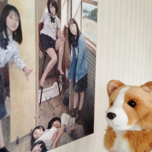 ◇【しらないせかい 放課後オラクル】◇絵画 原画販売 アクリル