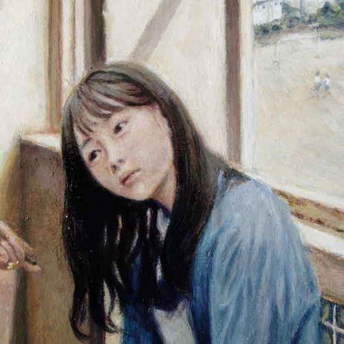 ◇【しらないせかい 放課後オラクル】◇絵画 原画販売 アクリル絵具