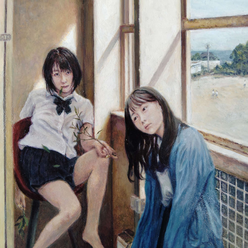 ◇【しらないせかい 放課後オラクル】◇絵画 原画販売 アクリル