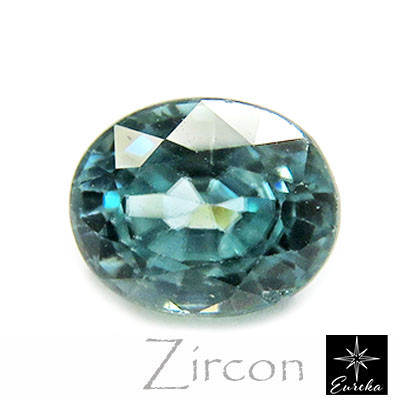 ブルージルコン ルース ベトナム産 1.2ct 天然石 trr73