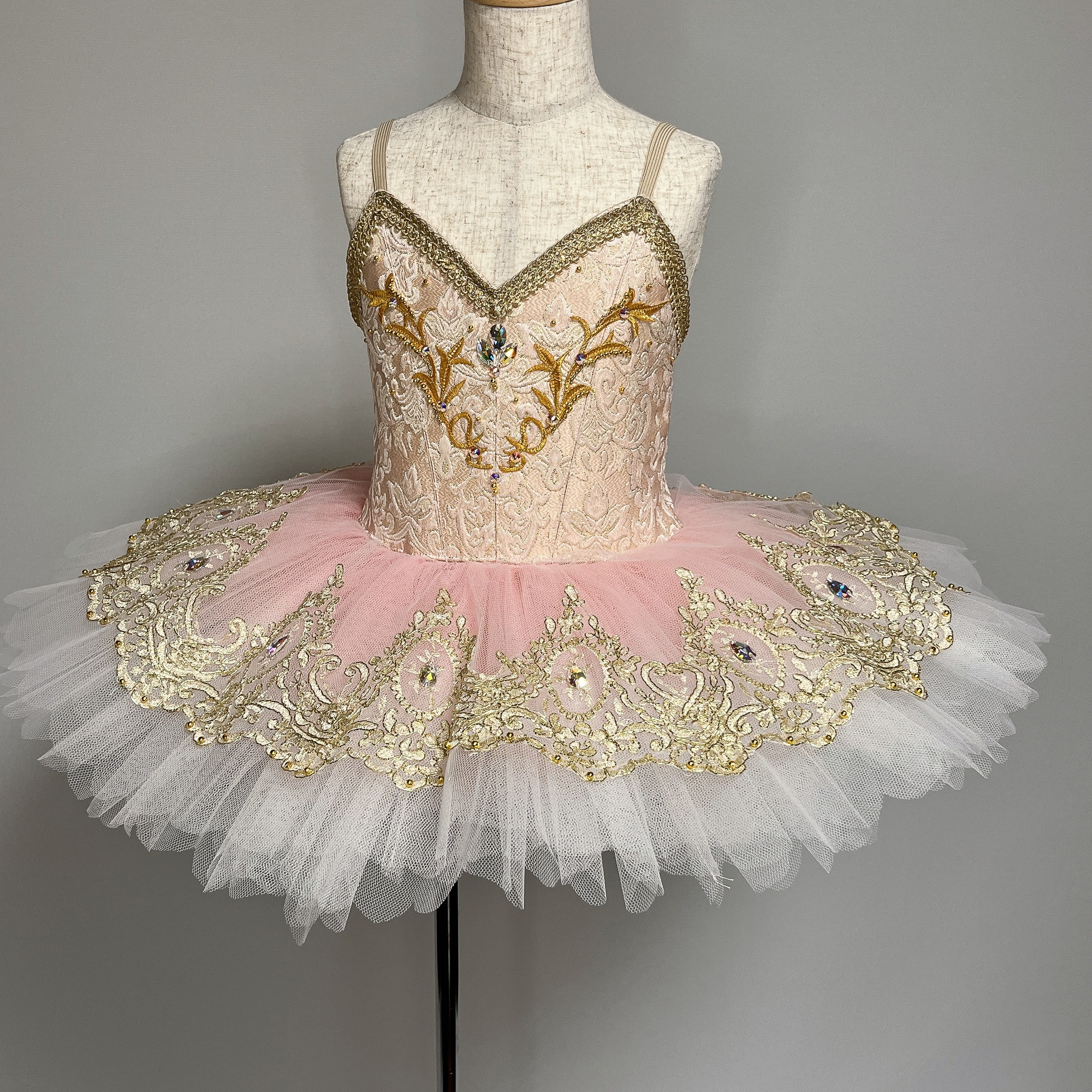 バレエチュチュ　バレエ衣装　オーロラ姫　金平糖　110サイズ　キッズ