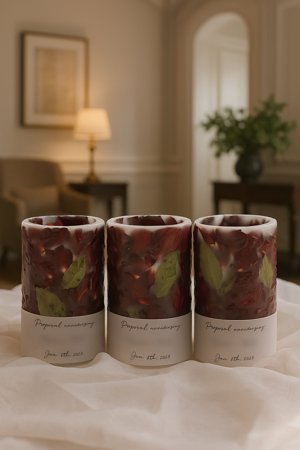 【メモリアルブーケランタン３点セット】- Lei - レイ