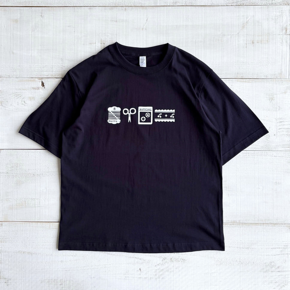 メルスリー Tシャツ（ネイビー / ホワイト）オーバーサイズ【在庫限り】 10枚目の画像