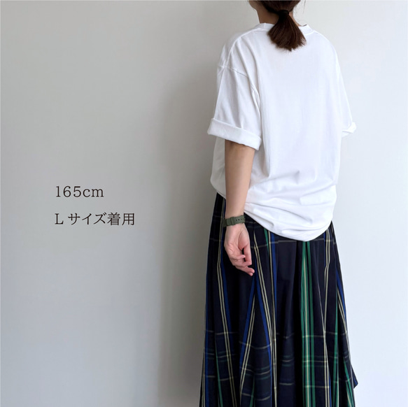 メルスリー Tシャツ（ネイビー / ホワイト）オーバーサイズ【在庫限り】 9枚目の画像