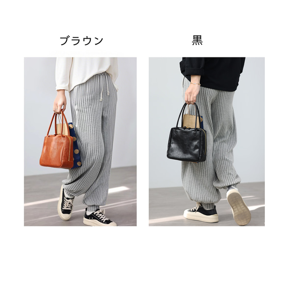 【限定価格】柔らかい本革ミニトート｜たっぷり収納×上品デザイン｜母の日・誕生日ギフトにおすすめ（選べる6色） 6枚目の画像