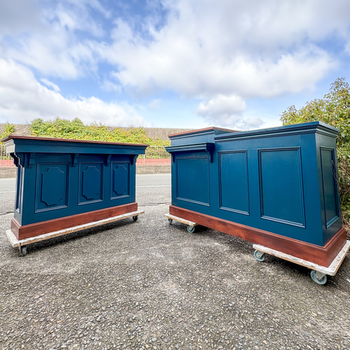 ケーキ屋さん向けカウンターテーブル アンティークカウンターW1350