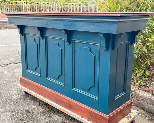 ケーキ屋さん向けカウンターテーブル アンティークカウンターW1350