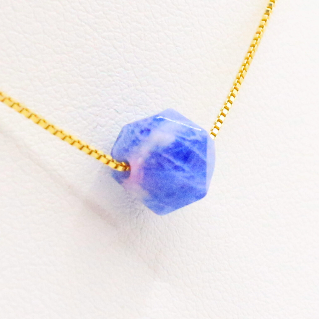 シルバー925 チェーン付 ソーダライト Sbt-19