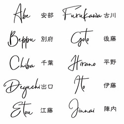 ■ ローマ字 正方形表札 10cm×10cm ■ プレート表札 ■ 6枚目の画像