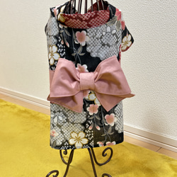 ☆犬服☆犬用着物 女の子用 桜柄 ピンク ペット服・アクセサリー