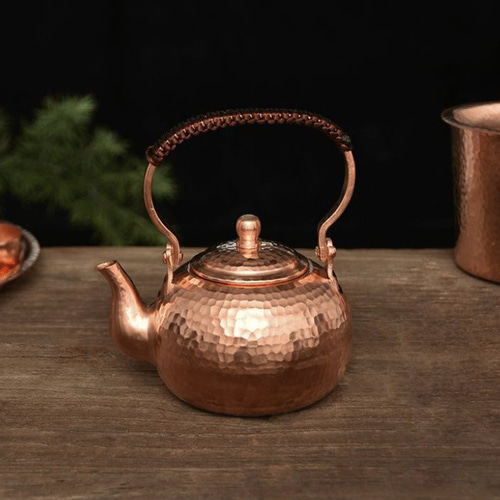 500ml 純銅 急須 ティーポット ポット 湯沸かし 湯沸 水次 ヤカン 銅之
