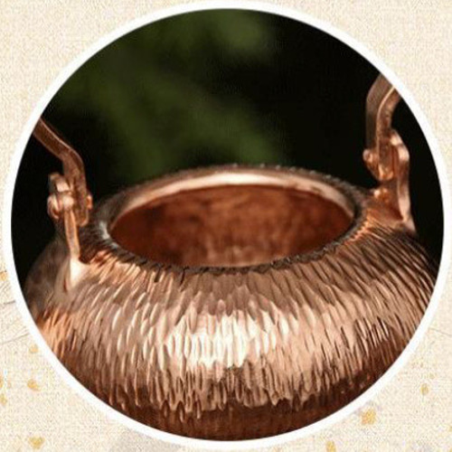 500ml 純銅 急須 ティーポット ポット 湯沸かし 湯沸 水次 ヤカン 銅之