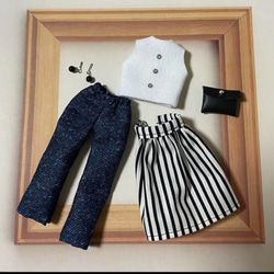 ❤️ブライスアウトフィット❤️3点刺繍入り素敵なお洋服セット ♪ブライス アウトフィット♪ お洋服セット♪