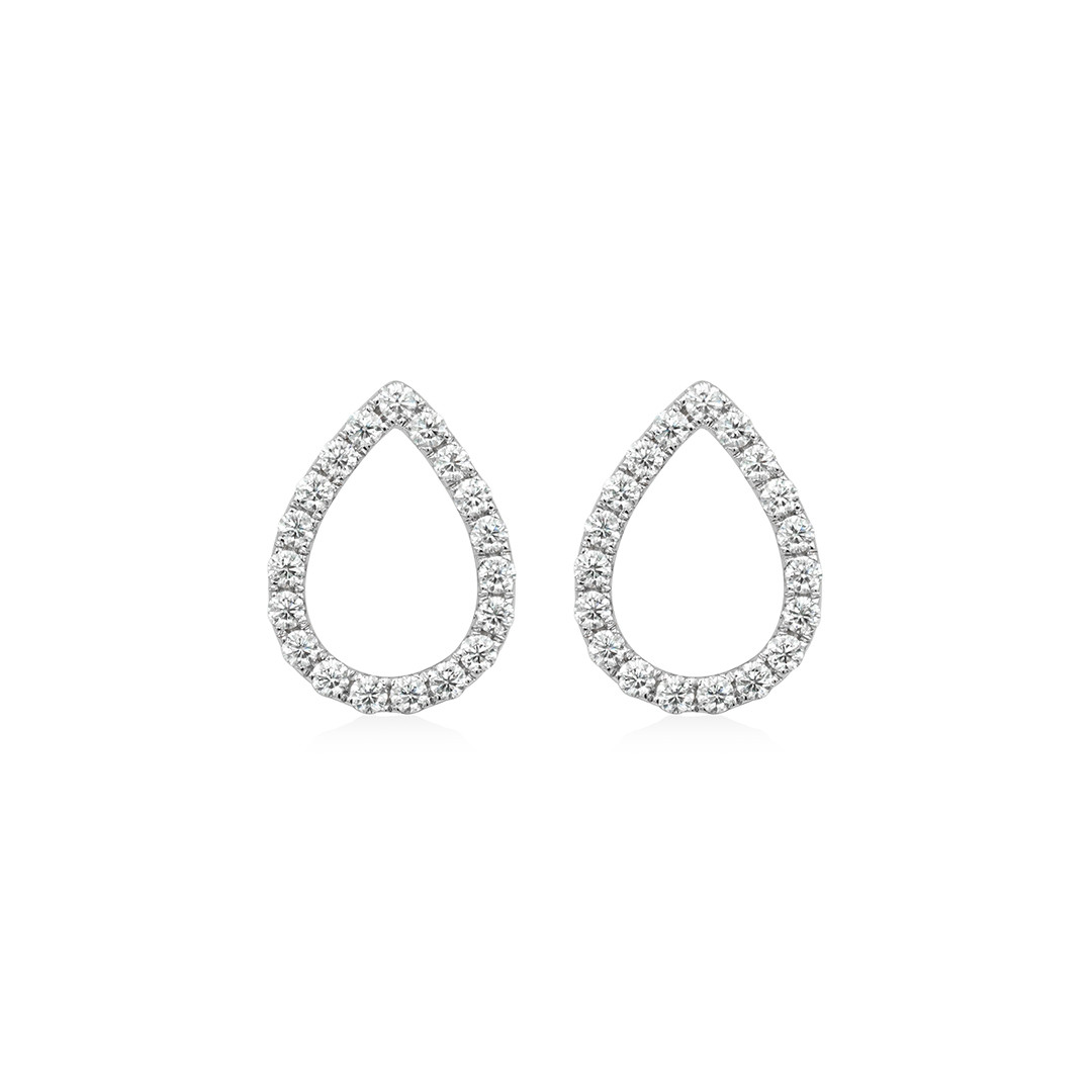 ティアドロップオープンフレームピアス 即発送可 20250308-006