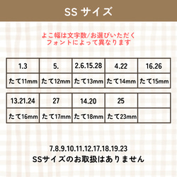【SSサイズ】アイロンシート お好きな文字で作れる♡⃛ 簡単につかえる！身の回りの持ち物に！入学入園準備に！おすすめ♩ 11枚目の画像