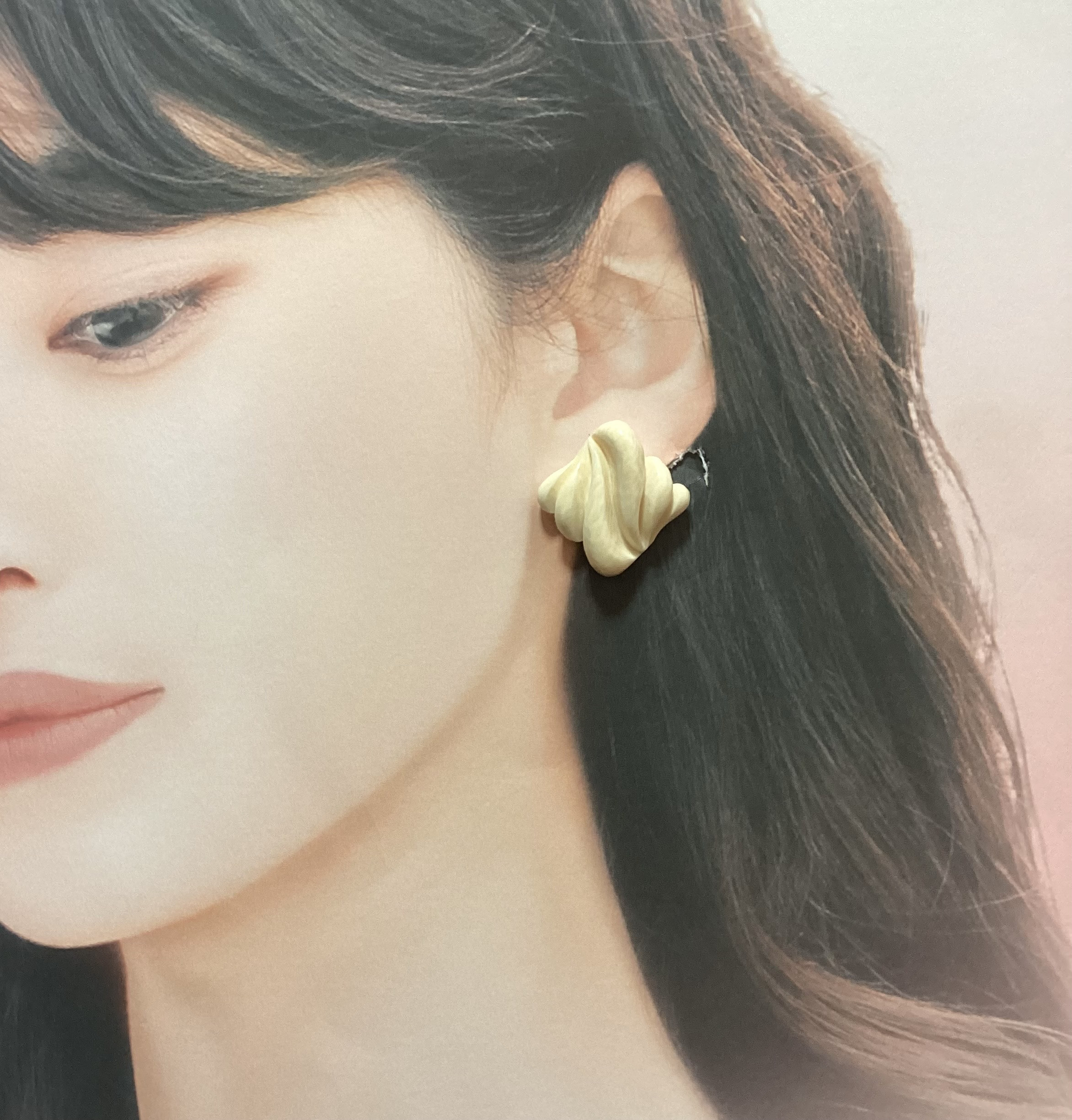 ☆本象牙イヤリング☆ CR-23