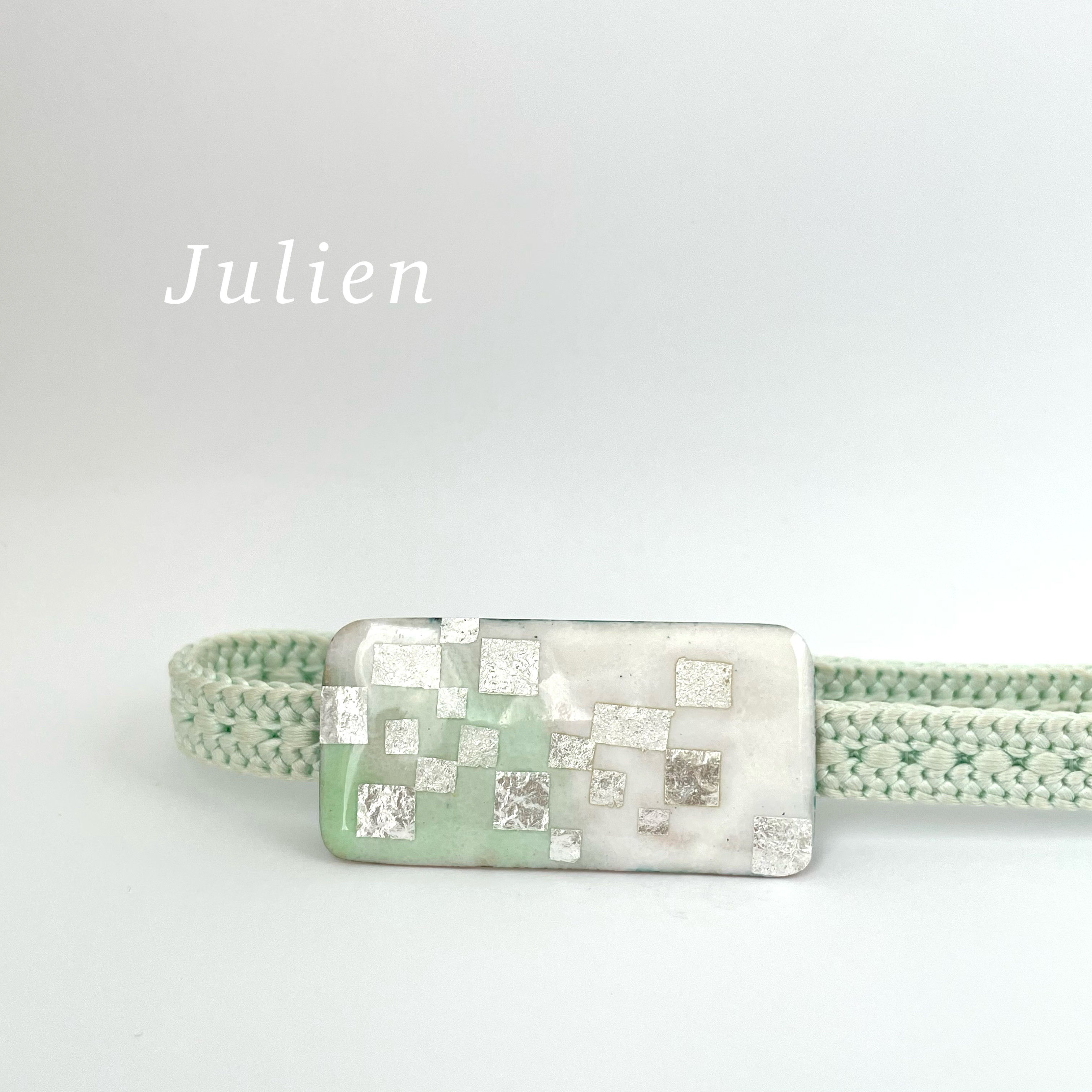 七宝焼き帯留め  (797)