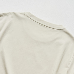 ★サンプルセール　1点のみ★2000円オフ★自慢であるコットンひんやり涼しいTシャツベージュ240521-2M(A11) 7枚目の画像