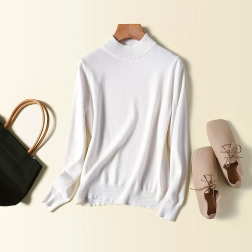 ☆サンプルセール 1点のみ☆2000円オ☆モックネックセーター11カラー  