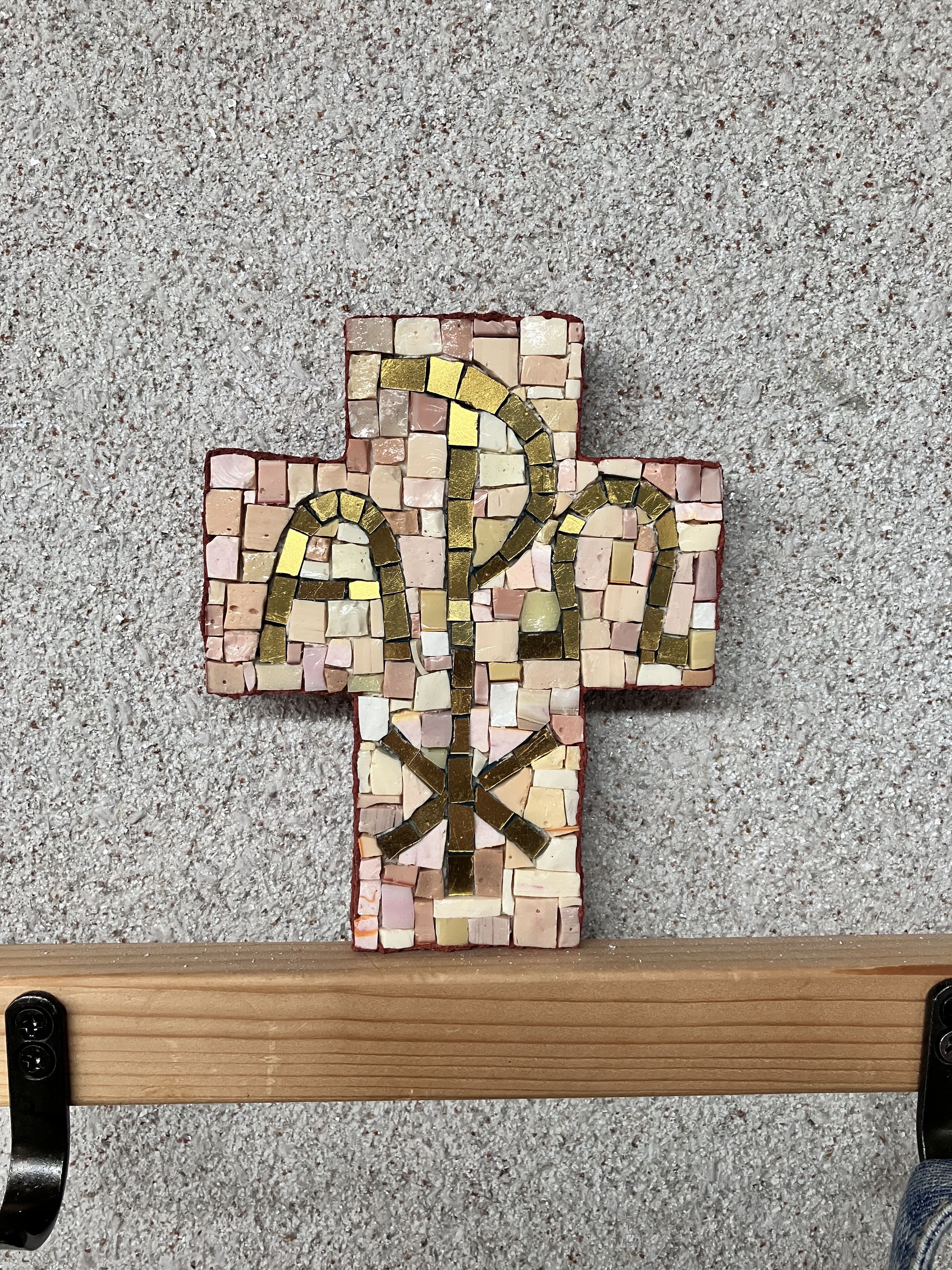 十字架　モザイクアート