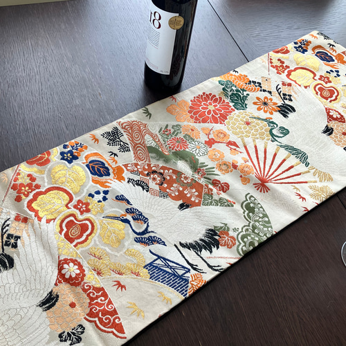 着物 帯 テーブルセンター TC002 その他キッチン小物 Japanese Style