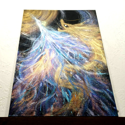 風水吉祥幸運絵画＊宇宙光 幻の虹色鳳凰 最強パワー鳳凰 富財