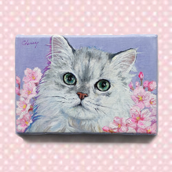 22×27㎝「朝の桜　2025.1-2」油彩・原画・F3 代引き不可】 22×27㎝「朝の桜3」油彩・原画・F3 絵画 - 絵画