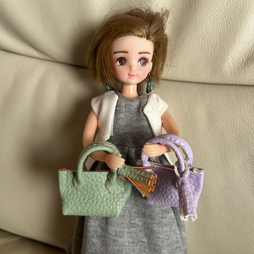 22cmドール用ミニチュアバッグ（ピンク） おもちゃ・人形 トトノエル