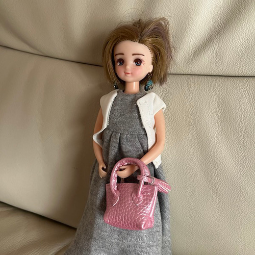 22cmドール用ミニチュアバッグ（ピンク） おもちゃ・人形 トトノエル