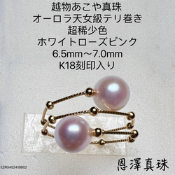 長崎県 五島列島産 越物あこや真珠 8.0mm〜8.5mm RU30 パール