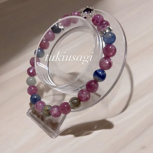 キラキラ！！　マルチカラーマイカ　ブレスレット カラフルマイカ ブレスレット Lililas 月うさぎ 通販 19038082｜Creema