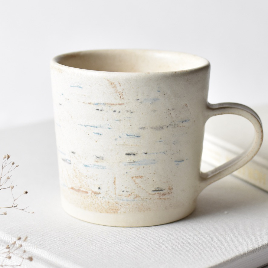 White birch mug 024 白樺のマグカップ