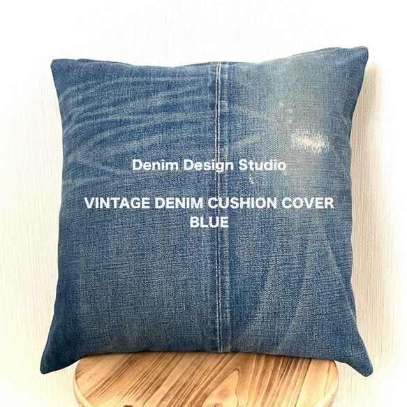 sold!ハンドメイド☆Levi'sデニムリメイククッションカバー リメイクデニム クッションカバー 30cm 正方形 ジーンズリメイク