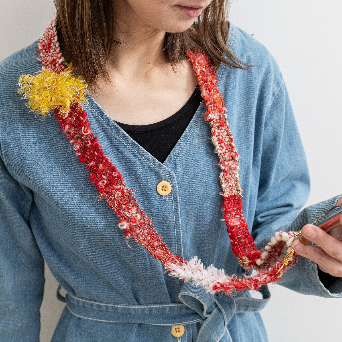 Colon / urchin  ぱぷりか スマホストラップ スマートフォンストラップ