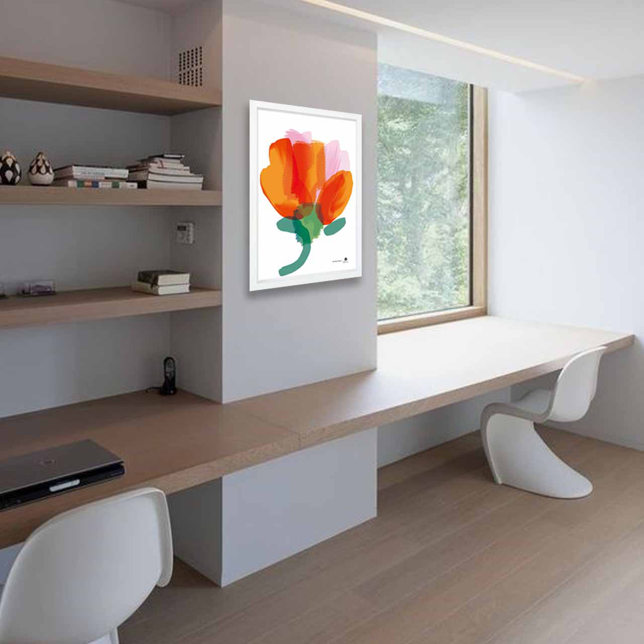 Water Color 　花　お気に入り9400件突破　イラストポスター　アート  アートポスター　sei検索　3409