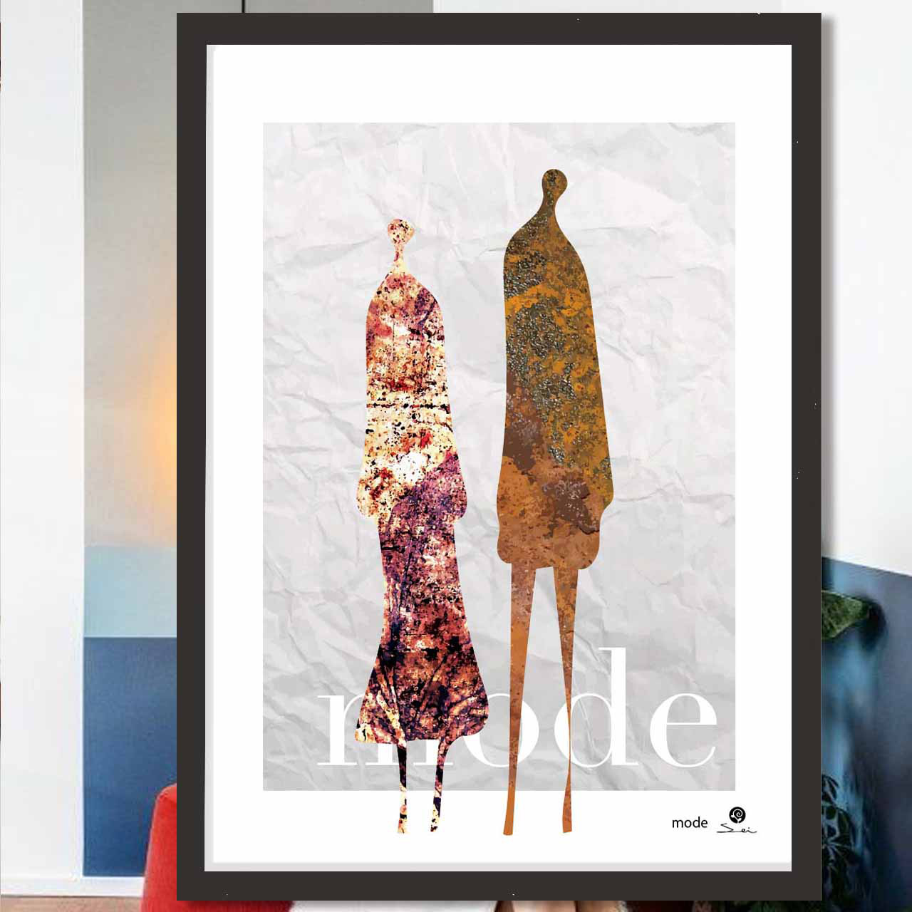 modeふたり 　ファッション　お気に入り9400件突破　ポスターがタペストリーにも　ポスター　 アートポスター3378