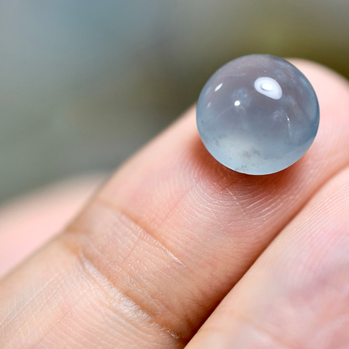 RS9-157 極品 宝石質 氷種 氷青飃雪花 天然グアテマラ産 A貨 本翡翠