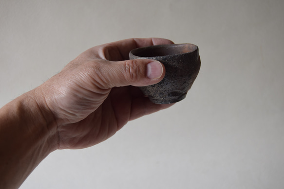 窯変ぐい吞み 4枚目の画像