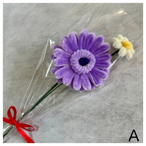 12種類 パステルカラー ガーベラ 一輪 モールフラワー 韓国 アート