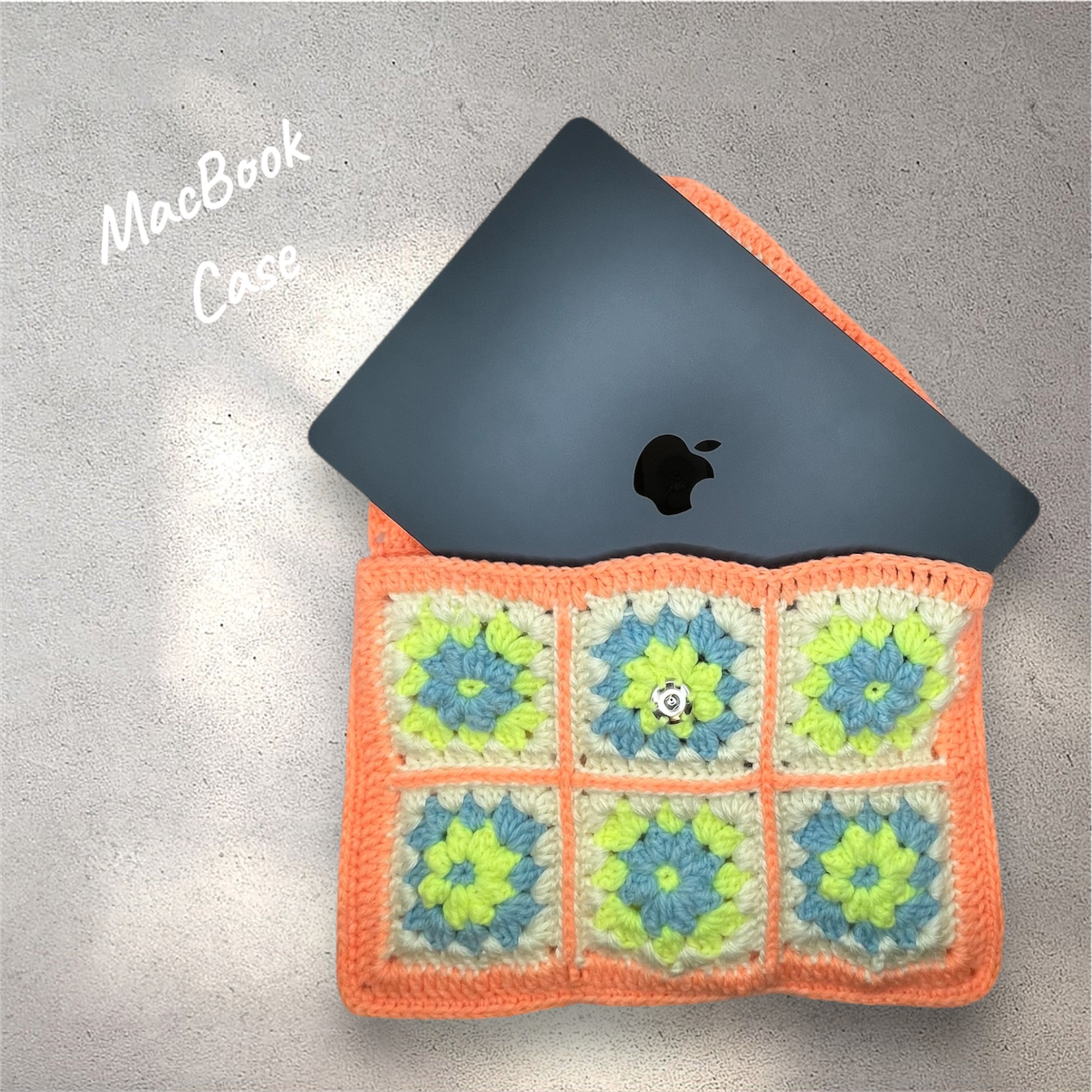 【送料無料】ビタミンカラーのパソコンケース (オレンジ×ブルー×イエロー)