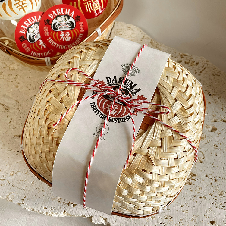 【文字変更OK】紅白ダルマ ペアグラス　贈答用/結婚祝い/引出物/手描き