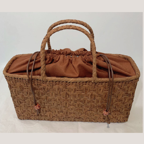 山葡萄　　六角花編みかごバック　巾着内布付き 山葡萄 六角花編みかごバック 巾着内布付き 楽天市場】『楽天1位