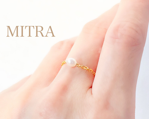 [WING BLING] 14K Diana 淡水パール 指輪 リング/送料関税込 WING BLING] 14K Diana 淡水パール 指輪 リング/送料関税込