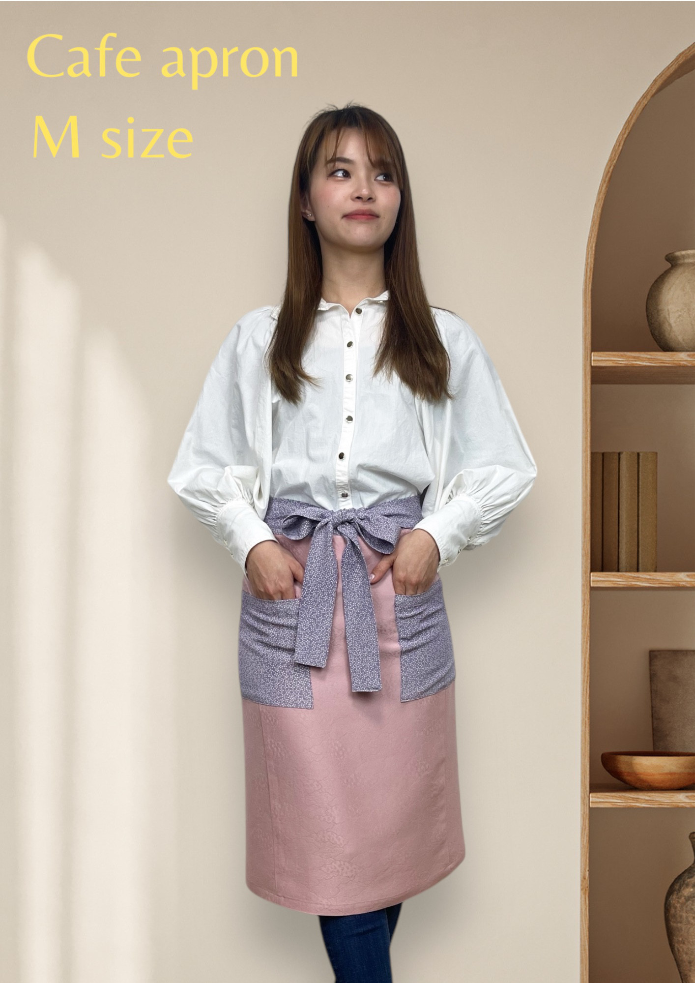 エプロンMサイズ【急な来客にもお洒落にすぐ対応★】贈り物にも大人気！  着物  和柄