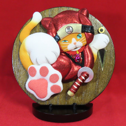 猫パンチW『忍者Br.』くのいち＆忍び 招き猫 猫グッズ その他人形