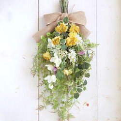 フランスアンティーク調/フレンチシャビー/布花、レース付きプリンセス