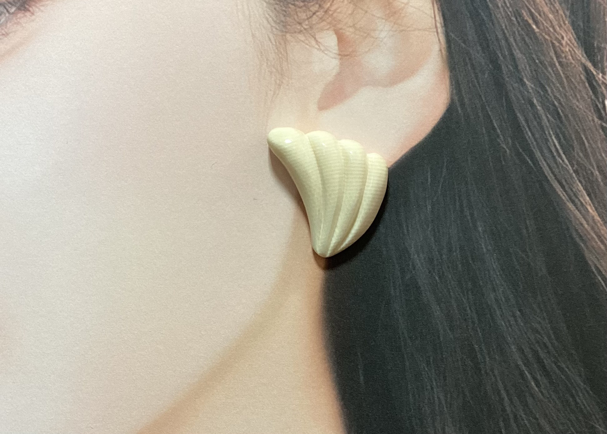 ☆本象牙ピアス（14kgf)☆ MY-26