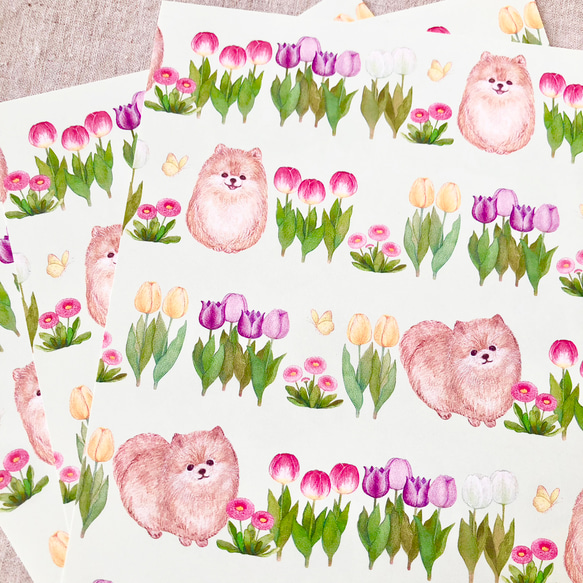 チューリップ レターセット（letter writing set） 2枚目の画像