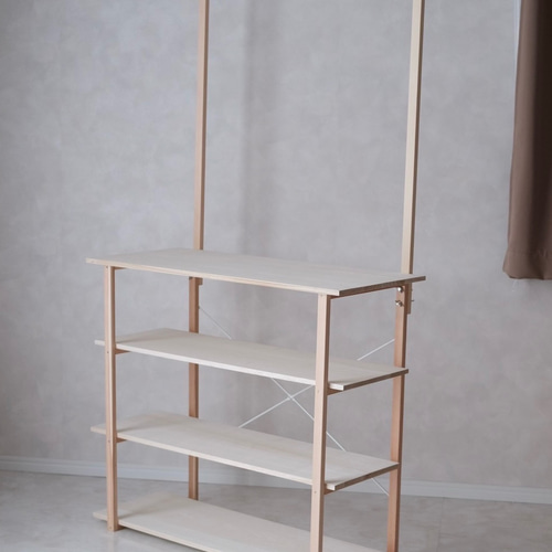 イベント什器 ディスプレイ おしゃれ シンプル ナチュラル のれん 棚